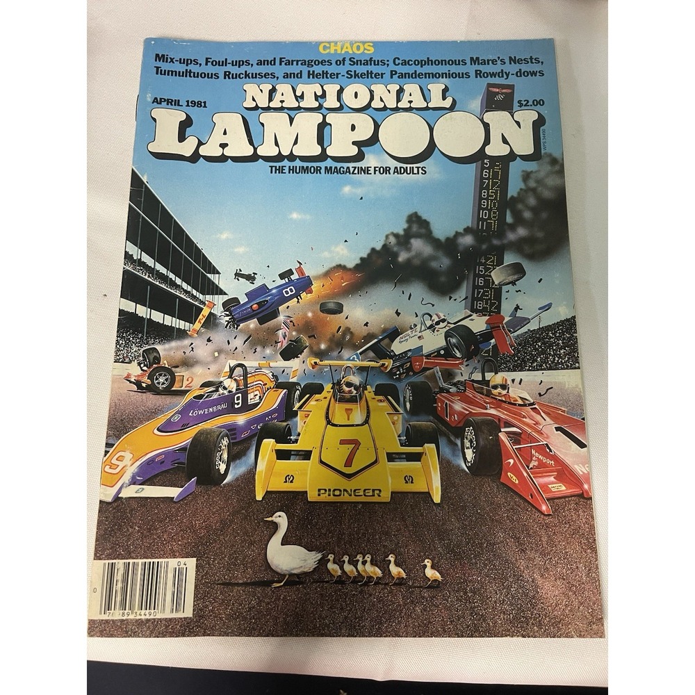 National Lampoon Magazine April 1981 Chaos JOURNEY The‎ Howling (j1000